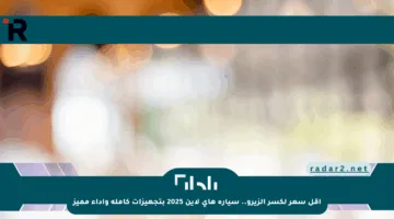 أقل سعر لكسر الزيرو.. سيارة هاي لاين 2025 بتجهيزات كاملة وأداء مميز